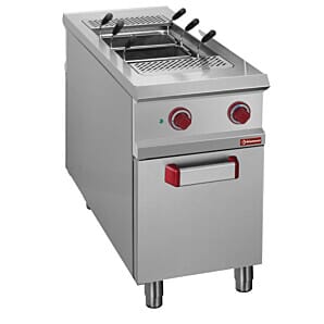 Diamond E1/CPA1 6 Basket Freestanding Electric Pasta Cooker on Neutral Closed Cupboard, 9kW