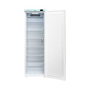 LEC Medical PCSR400CT Pharmacy Connect Upright Solid Single Door Fridge, 400 Litres