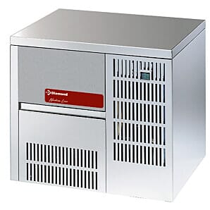 Diamond ICE19INCAS Stainless Steel Whole Ice Cube Maker, 155kg/24hrs Output / 65kg Storage