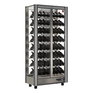 Diamond GVV-2/TR-R2 Modulable Refrigerated Wine Cooler, 112 Wine Bottles