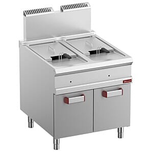 Diamond G9/F36A8-N Double Basket Freestanding Gas Fryer on Closed Cupboard