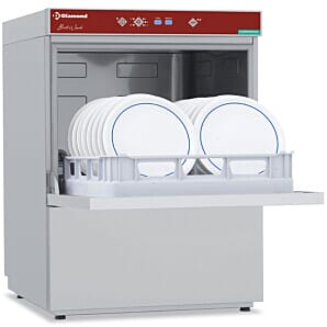 Diamond DFS7/6 500mm Basket Frontloading Dishwasher, 18 Plates