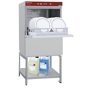 Diamond DFE8/6_BD/F-S 500mm Basket Frontloading Dishwasher with Open Understorage, 18 Plates