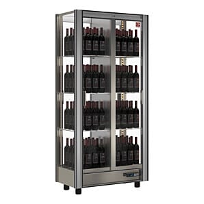 Diamond GVV-3/TR-R2 Modulable Refrigerated Wine Cooler, 128 Wine Bottles