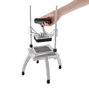 Front view of the Vogue DB345 Vegetable Dicer with 9.5mm blade
