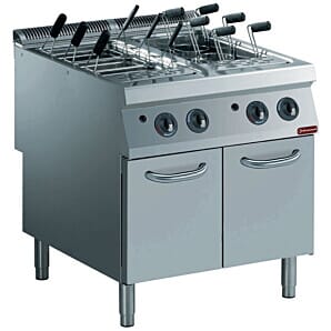 Diamond G22/CPA8-N 12 Basket Freestanding Gas Pasta Cooker on Neutral Closed Cupboard without baskets
