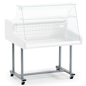 Diamond 100-Z Glass Display Undercarriage on Wheels