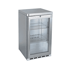 Osborne 50ES GSS INT eCold Single Door Stainless Steel Undercounter Fridge, 110 Litres