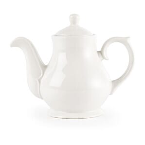 Churchill P746 Whiteware Sandringham Tea and Coffee Pots 426ml (Pack of 4)