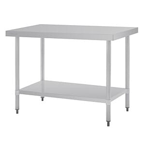 Vogue Stainless Steel Prep Table 1200mm - GJ502