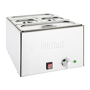 Buffalo FT691 Bain Marie with Pans, 1.2kW