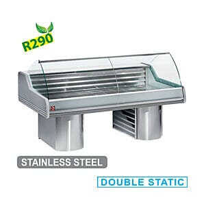 Diamond SG25B/A1-R2 Refrigerated Display Counter with curved glass