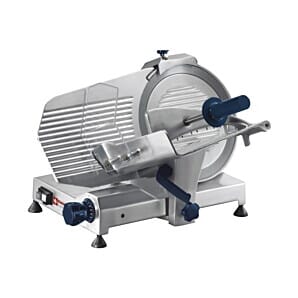 Front view of the Diamond 300/BS Commercial Gravity Feed Meat Slicer, Ø 300mm / 12"
