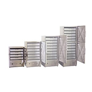Front view of the XL FR10 Single Door Fish Fridge