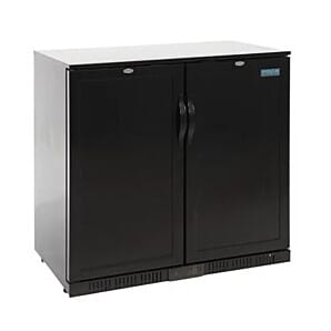 Polar GL016 180 Bottle Solid Double Door Hinged Bottle Cooler efficient solid door beer cooler