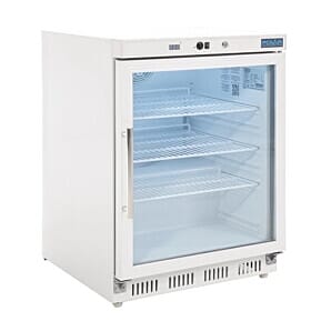 Front view of the Polar CD086 Undercounter Display Fridge, 150 Litres