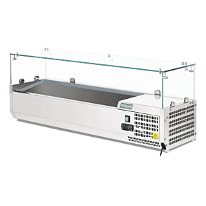 Front view of the Polar G608 Refrigerated Prep Fridge, 1200mm
