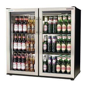 Autonumis RVC00003 EcoChill 3ft Stainless Steel Hinged Double Door Bottle Cooler 195 Litres