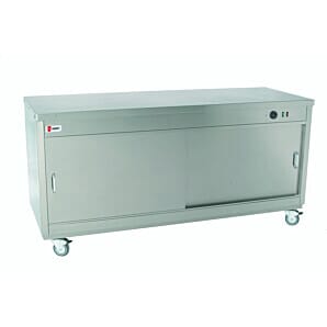 Front view of the Parry HOT12 Mobile Hot Cupboard