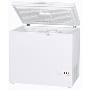 Close up of the Vestfrost SB 200 Commercial Chest Freezer with lid open