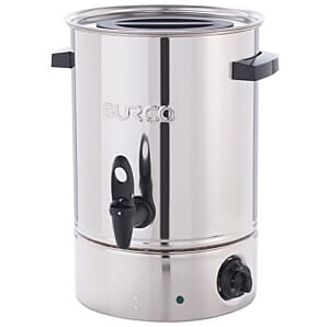 Front view of the Burco MFCT10STHF Manual Fill Safety Water Boiler, 10 Litres