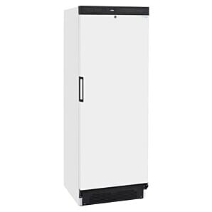 Front view of the Tefcold SD1220B Solid Single Door Fridge, 215 Litres
