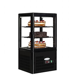 Tefcold UPD60 Black Glass Display