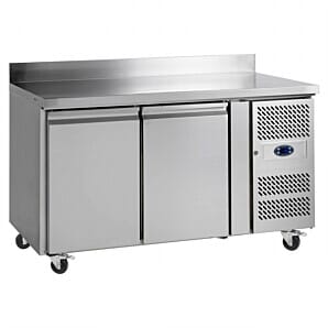 Tefcold CF7210P Stainless Steel Double Door Gastronorm Counter Freezer 282ltrs