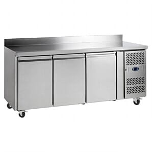 Tefcold CF7310P Stainless Steel Triple Door Gastronorm Counter Freezer 417ltrs