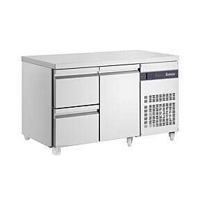Front view of the Inomak PN29-ECO 1 Door & 2 Drawer 1/1 Gastronorm Refrigerated Counter, 274 Litres
