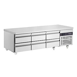 Inomak PWN333-ECO 6 Drawer Low Height Counter 246L