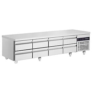 Inomak PWN3333-ECO 8 Drawer Low Height Counter 334L