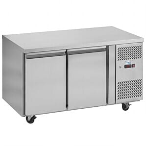 Interlevin PH20 Stainless Steel Double Door Gastronorm Refrigerated Counter 280ltrs