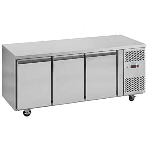Interlevin PH30 Stainless Steel Triple Door Gastronorm Counter Refrigerator 420ltrs