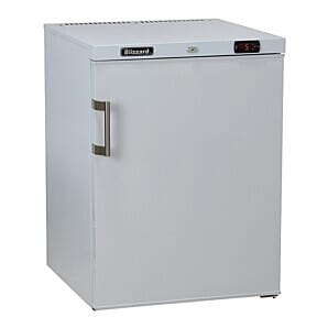 Blizzard UCF140WH Undercounter White Laminated Freezer 115ltrs