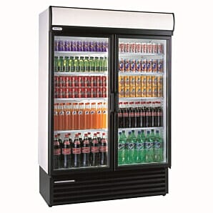 Staycold HD1360 Hinged Glass Double Door Merchandiser