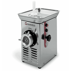 Tilted front view of the Sammic PS-22 Meat Mincer, 280kg Output per Hour
