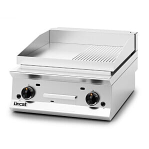 Lincat OG8201/R/P Opus 800 Propane Gas Counter-top Ribbed Plate Griddle 15.5kW