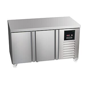 Sterling Pro Green SNI-7-135-20-SP 2 Door Counter Freezer Plain Top