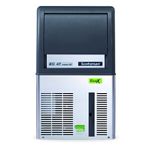 Front view of the Scotsman EC 47 Eco-X Self Contained Gourmet Ice Maker, 25kg/24hrs