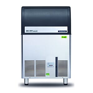 Front view of the Scotsman EC 177 Eco-X Self Contained Gourmet Ice Maker, 84kg/24hrs
