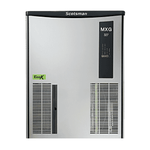 Front view of the Scotsman MXG 327 Eco-X Modular Gourmet Ice Maker, 152kg Output / 129kg Storage