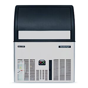 Front view of the Scotsman NU 220 Self Contained Dice Ice Maker, 109kg/24hrs
