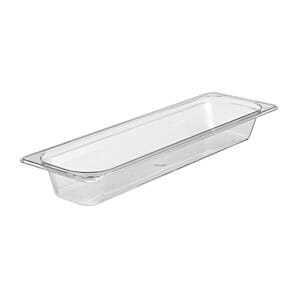 Cambro CH584 Camwear Long Clear Food Pan 1/2 X 2"