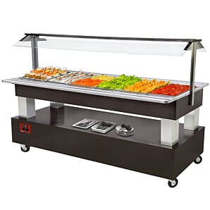 Diamond BSB/6N-B1-R2 Refrigerated Buffet Salad Bar, 6 x 1/1 GN