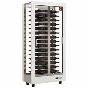 Diamond GVV-1/TR-R2_DE53-BI White Deco Refrigerated Wine Cooler, 530 Litres