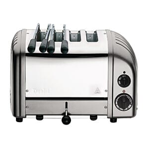 Dualit 2 x 2 Combi Vario 4 Slice Toaster Silver 42171 - CD360