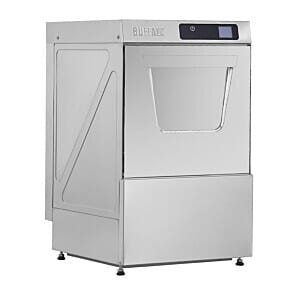 Buffalo DK773 Digital Undercounter 400mm Basket Glasswasher - 16 Pint Capacity