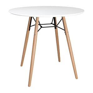 Bolero Arlo Table Round White 798mm - DB218