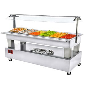 Diamond BSB/6N-A1-R2 Refrigerated Buffet Salad Bar, 6 x 1/1 GN